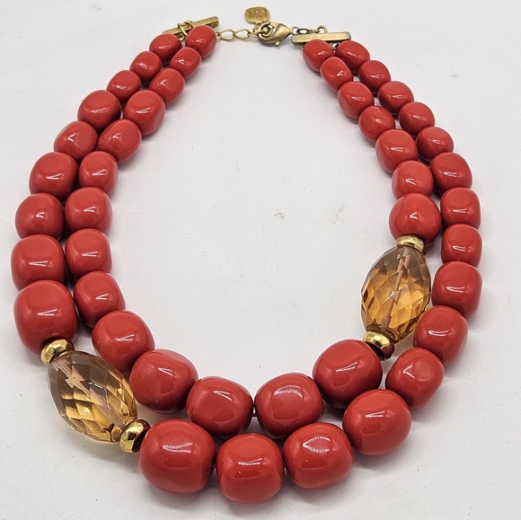 Vintage chunky  Carolee Lux necklace - Picture 5 of 6